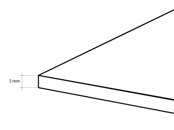 Cabecero Cama PVC Impresión Digital sin Relieve Estampado en Triángulos 135  x 60 cm, Disponible en Varias Medidas