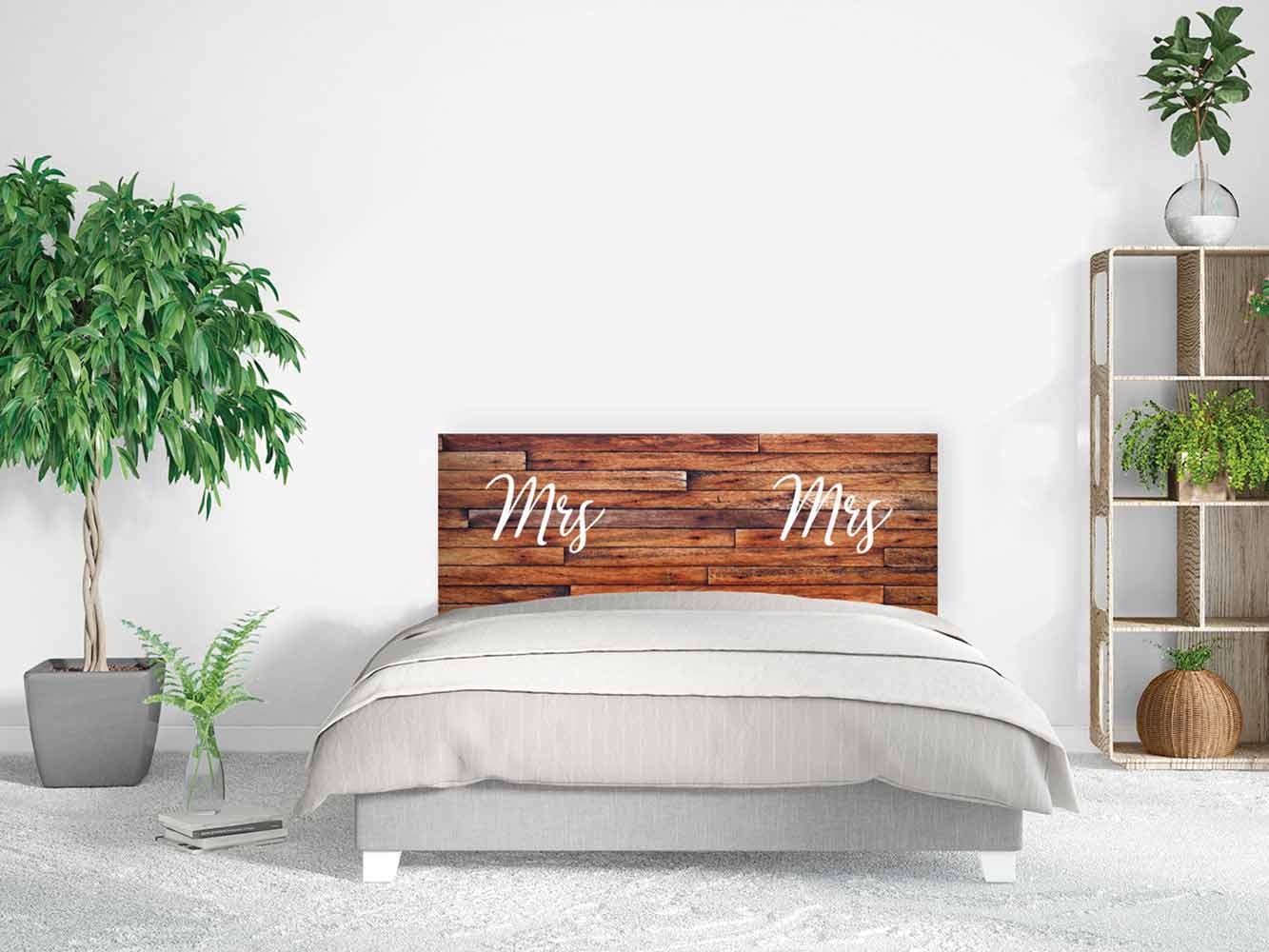 🥇 Vinilos Decorativos Cabeceros Cama Mr and Missis 🥇