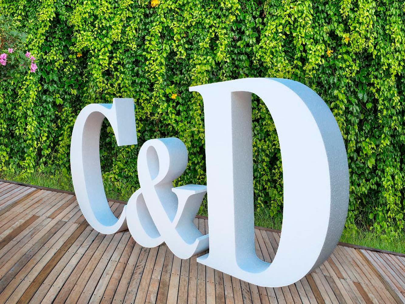 Letras de Corcho para Bodas Oedim Decor