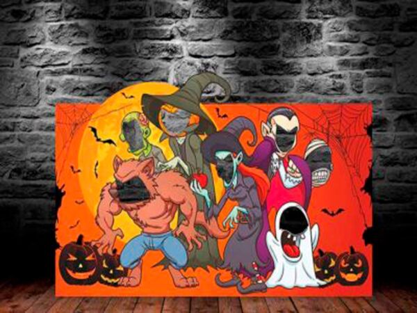 Photocall Halloween Libro Terrorífico