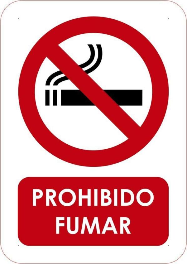 Señal De No Fumar Señaletica Prohibido Fumar
