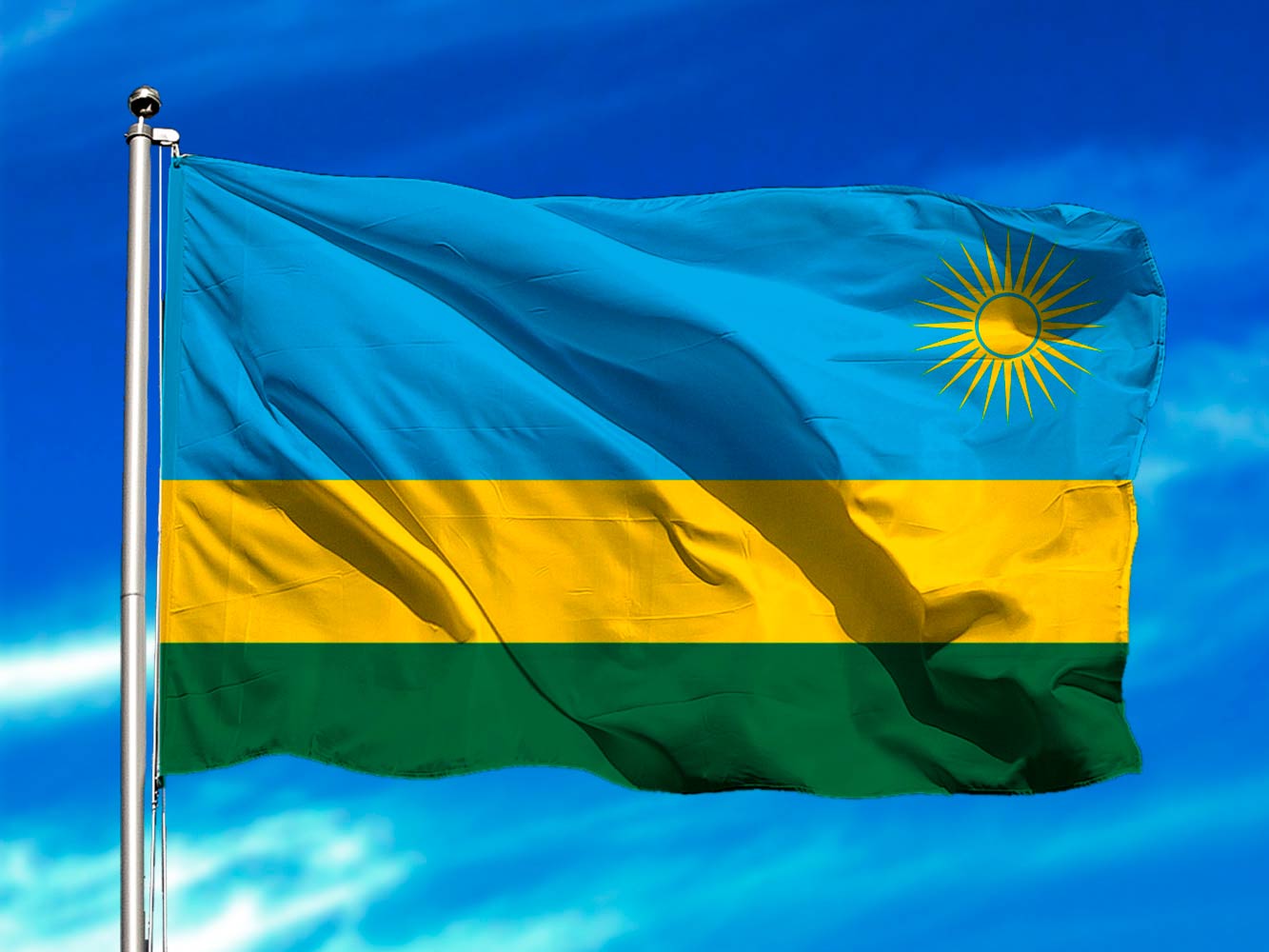 ruanda bandera hd