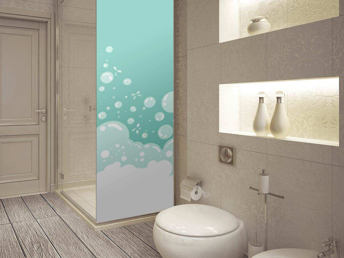 Vinilos para mamparas de ducha: Decora tu baño con diferentes estilos -  Tienda de Mamparas de Baño