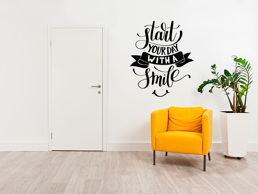 Vinilos decorativos para pared: cómo decorar una sala de espera 